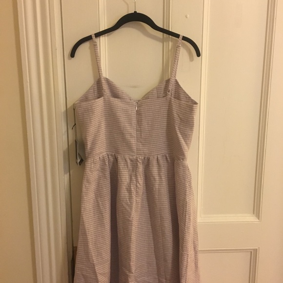 NWT Reformation Thelma midi dress Jane check 10 - Picture 6 of 8